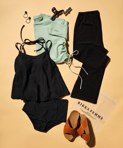 セール】RIKKA FEMME/リッカファム 4点セット 325052 水着 ラッシュ