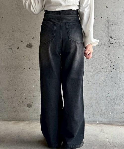 merrylatte(メリーラテ)の「低身長OK◎キラキララインストーンデニムパンツ(デニムパンツ・レディース・ブラック・SMALL)」の21枚目の写真