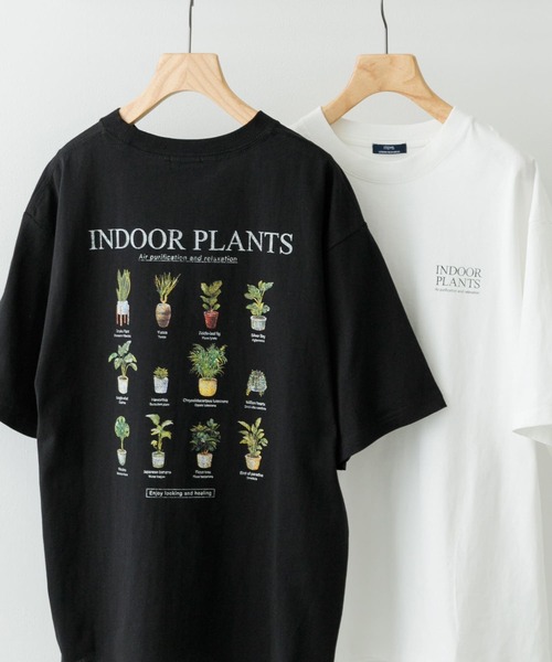 セール】PlantsバックプリントusedライクTシャツ（Tシャツ/カットソー