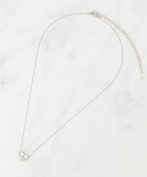 couture brooch（クチュールブローチ）の「ハートモチーフネックレス（ネックレス・レディース・シルバー・00）」の4枚目の写真