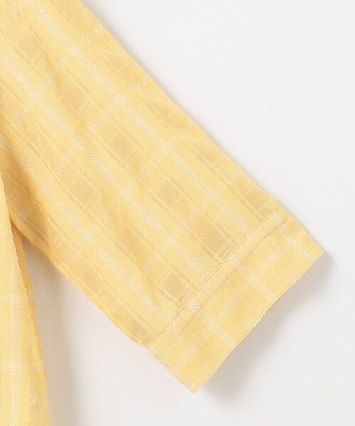 J.PRESS(ジェイプレス)の「【洗える】SHEER チェック シャツ ブラウス(シャツ/ブラウス・レディース・オレンジ系3/ピーコックグリーン系3/ホワイト系3・9/11)」の14枚目の写真