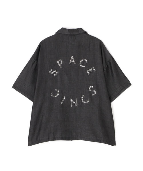 DANKE SCHON(ダンケシェーン)の「DankeSchon/ダンケシェーン/TENCEL OPENCOLLAR SSH(シャツ/ブラウス・レディース・ブラック・L/M)」の6枚目の写真