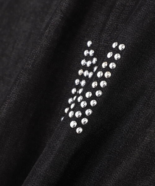 DANKE SCHON(ダンケシェーン)の「DankeSchon/ダンケシェーン/TENCEL OPENCOLLAR SSH(シャツ/ブラウス・レディース・ブラック・L/M)」の12枚目の写真