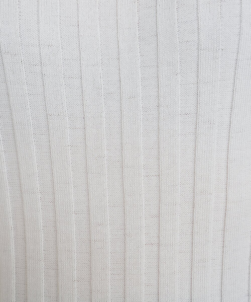 Jena espace merveilleux（ジェナ　エスパスメルヴェイユ）の「半袖リブニット（ニット/セーター・レディース・バイオレット/オフホワイト/ブラック・FREE）」の19枚目の写真