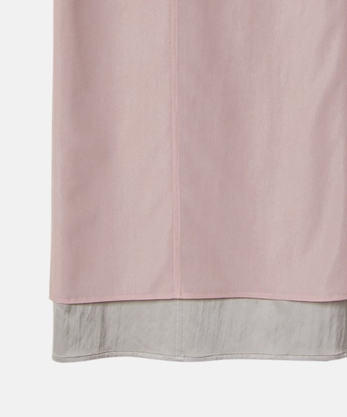 LE CIEL BLEU(ルシェルブルー)の「オーガンザ x サテンスリップドレス / Organza x Satin Slip Dress(ワンピース・レディース・ライトグレー/ライトブルー・38/36)」の11枚目の写真