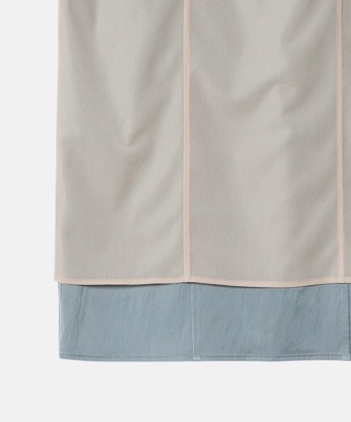 LE CIEL BLEU(ルシェルブルー)の「オーガンザ x サテンスリップドレス / Organza x Satin Slip Dress(ワンピース・レディース・ライトグレー/ライトブルー・38/36)」の13枚目の写真