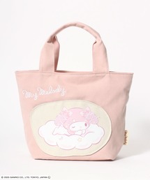 sanrio(サンリオ)マイメロディ&クロミ周年モデル キャラクタープリント ダイカットポケットキャンバストートバッグ/ミニトート