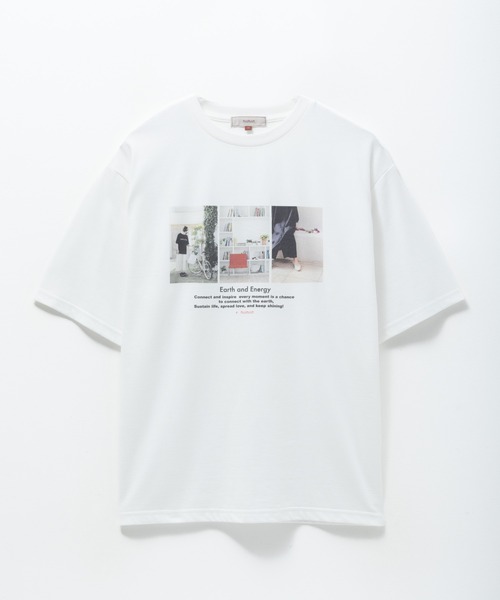 HusHusH(ハッシュアッシュ)の「HusHusH フォトプリントTシャツ(Tシャツ/カットソー・レディース・オフホワイト/ブルー/ブラック・M/L)」の19枚目の写真