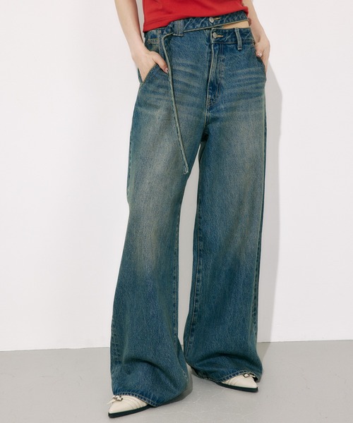 セール】DOUBLE HOLE BELT STRAIGHT PT ダブル ホール ベルト