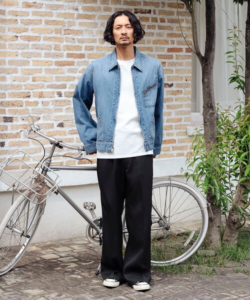 Lee（リー）の「【別注】Lee / 91B ジップアップ ブルゾン（ブルゾン・メンズ・ライトブルー・S/M/L/XL）」の2枚目の写真