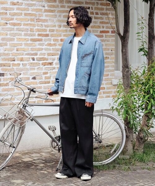 Lee（リー）の「【別注】Lee / 91B ジップアップ ブルゾン（ブルゾン・メンズ・ライトブルー・S/M/L/XL）」の3枚目の写真