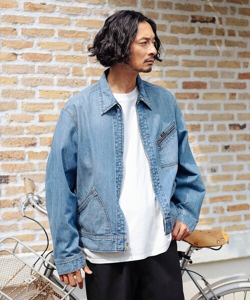 Lee（リー）の「【別注】Lee / 91B ジップアップ ブルゾン（ブルゾン・メンズ・ライトブルー・S/M/L/XL）」の5枚目の写真