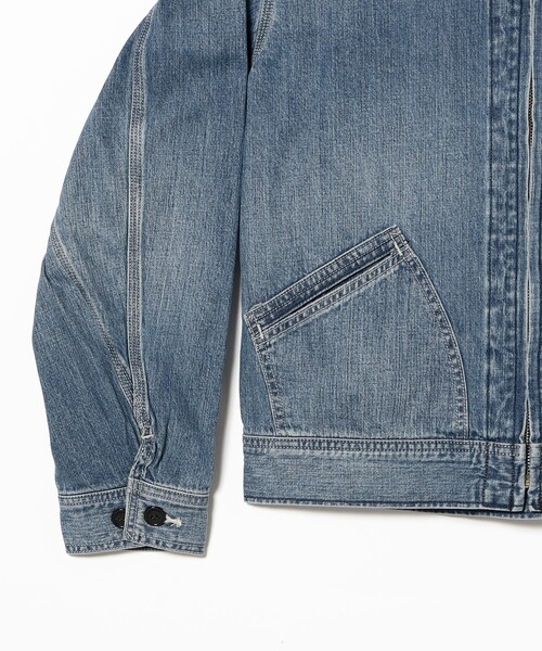 【新品同様】Lee 91-B リジット　ノンウォッシュ 別注】Lee / 91B ジップアップ ブルゾン（ブルゾン）｜Lee（リー）の