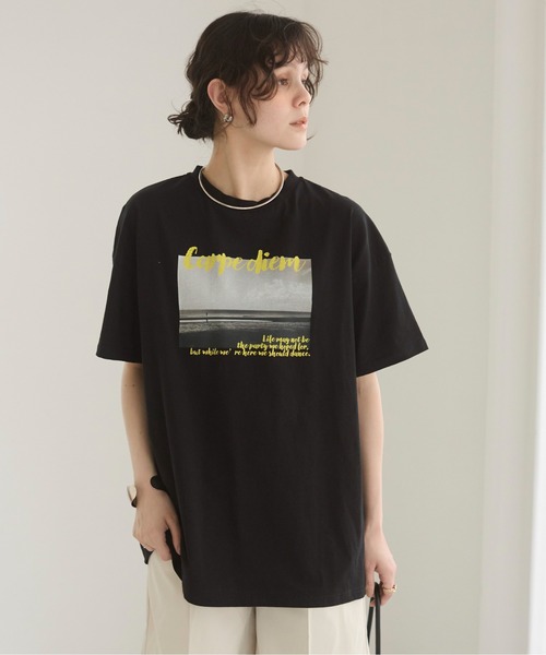 Tシャツ・カットソー FF POSTCARDS T-SHIRT AW Photo T-shirt(Black) | CORAL CRUISER.