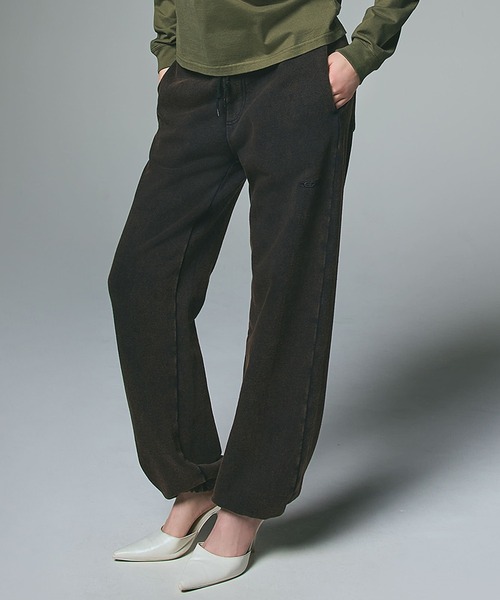 X-girl(エックスガール)の「DUSTY SWEAT PANTS(スウェットパンツ・レディース・ブラック/ピンク/グリーン・S/M)」の16枚目の写真