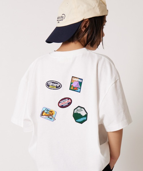 【完売必至】アミパリス ワッペンロゴのスポーティーなTシャツ A'GEM/9 × .kom『WASSUP/ワズアップ』Tiger Design Tee