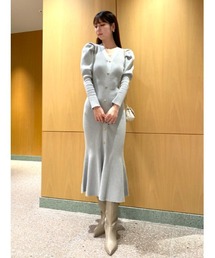 ⭐️新品未使用⭐️美品⭐️スナイデルワンピース セール】【New Year Special Item】ベルト付き肩開きニット