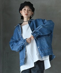funda mine（ファンダマイン）の「[2WAY] UNISEX ビッグシルエットデニムジャケット（デニムジャケット）」