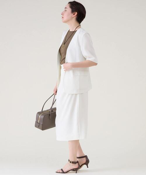 た*す様 【未使用品】martinique ハーフスリーブジャケット　ホワイト た*す様 【未使用品】martinique ハーフスリーブジャケット