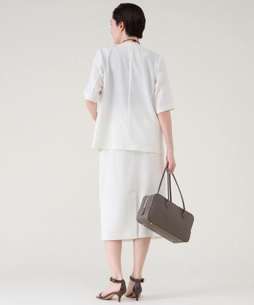 た*す様 【未使用品】martinique ハーフスリーブジャケット　ホワイト 未使用品】martinique ハーフスリーブジャケット ホワイト