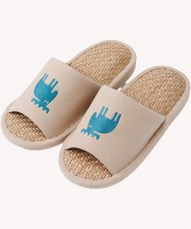 moz（モズ）の「moz さらさらマライ草スリッパ（ルームシューズ/スリッパ）」