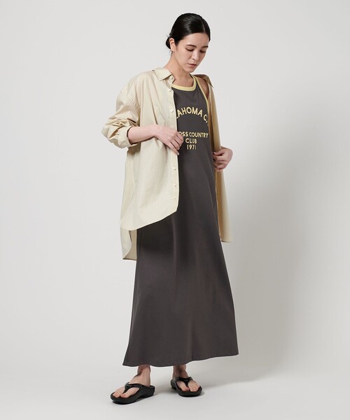 【待望★】 3RD 別注】＜ST.JHONES CLUB＞ロゴ ワンピース ノースリーブ ワンピース