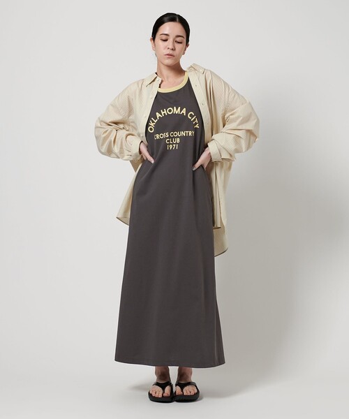 『ST.JOHN』 セントジョン （ＸＬ） ノースリーブワンピ シルク95％ ST.JOHN』 セントジョン （XL） ノースリーブワンピ シルク95