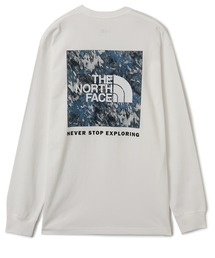 THE NORTH FACE L/S SQUARE Digital Graphic Tee / ザ ノース フェイス ロングスリーブ スクエア デジタル グラフィック Tシャツ