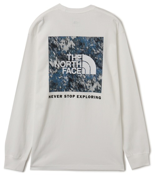 THE NORTH FACE(ザノースフェイス)の「THE NORTH FACE L/S SQUARE Digital Graphic Tee / ザ ノース フェイス ロングスリーブ スクエア デジタル グラフィック Tシャツ(Tシャツ/カットソー・メンズ・ホワイト/ブラック/ブルー・S/M/L/XL/XXL)」の1枚目の写真