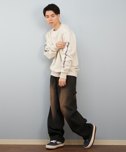 DC（ディーシー）の「DC/ディーシー スーパーワイドデニム/ロンパン DPT254035（デニムパンツ・メンズ・ブラック系その他/ライトインディゴブルー/ダークインディゴブルー・L/M/XL）」の8枚目の写真