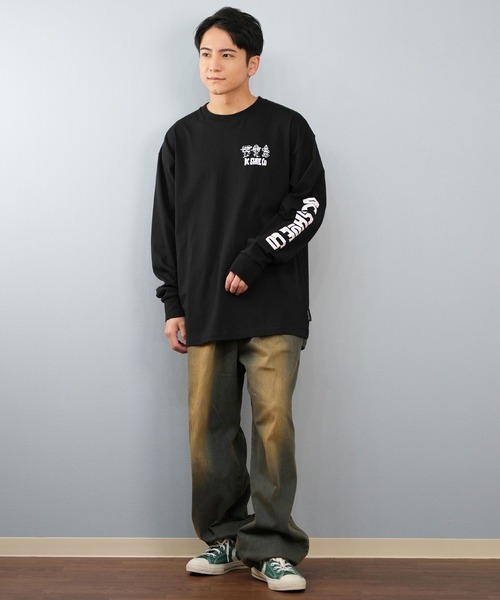 DC（ディーシー）の「DC/ディーシー スーパーワイドデニム/ロンパン DPT254035（デニムパンツ・メンズ・ブラック系その他/ライトインディゴブルー/ダークインディゴブルー・L/M/XL）」の19枚目の写真