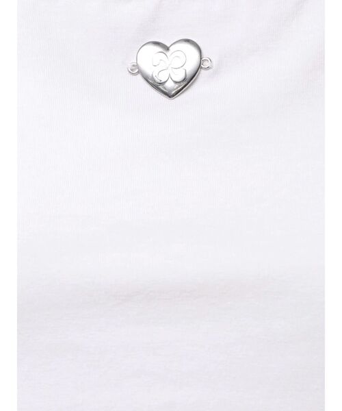 EMODA（エモダ）の「スクエアネックギャザートップ（Tシャツ/カットソー・レディース・ホワイト/グレー/ブラック・FREE）」の7枚目の写真