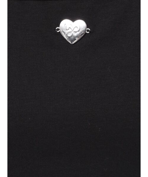 EMODA（エモダ）の「スクエアネックギャザートップ（Tシャツ/カットソー・レディース・ホワイト/グレー/ブラック・FREE）」の9枚目の写真