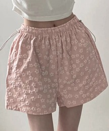 【ZOZO限定】フラワーエンボスショートパンツ