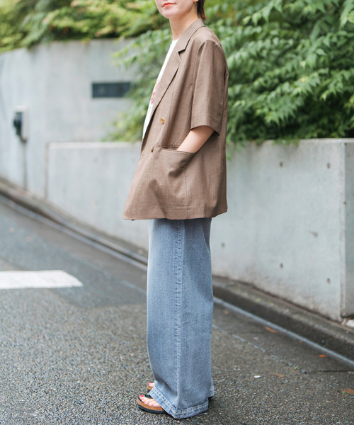 Spick & Span(スピックアンドスパン)の「《追加2》5 1/2 BAGGY DENIM(デニムパンツ・レディース・サックスブルー/ブルー系その他・27/28/29/26)」の13枚目の写真