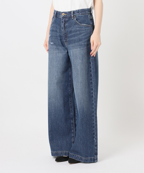 スピック＆スパン／5 1/2 BAGGY DENIM セール】《追加2》5 1/2 BAGGY DENIM（デニムパンツ）｜Spick & Span