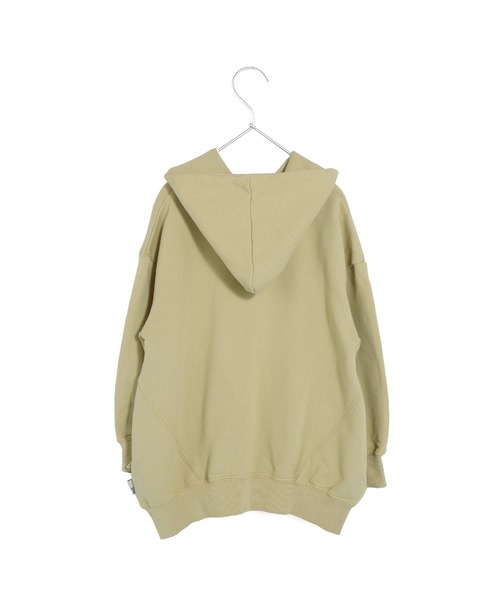 MAKE YOUR DAY（メイクユアデイ）の「ゆるアインシュタイン裏毛フーディ■80～140cm（パーカー・キッズ・イエロー/ワインレッド・140/130/80/110/100/90/120）」の3枚目の写真