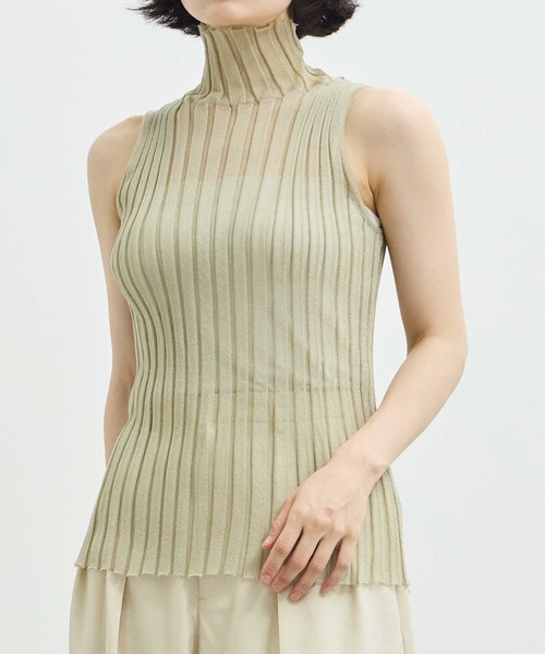 ♡ラルフローレン♡トップス ZOZOTOWN限定》【Louren/ローレン】sheer turtleneck tops