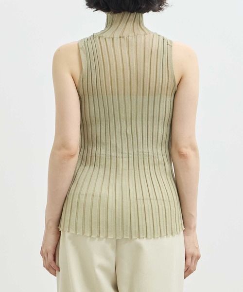ZOZOTOWN限定》【Louren/ローレン】sheer turtleneck tops