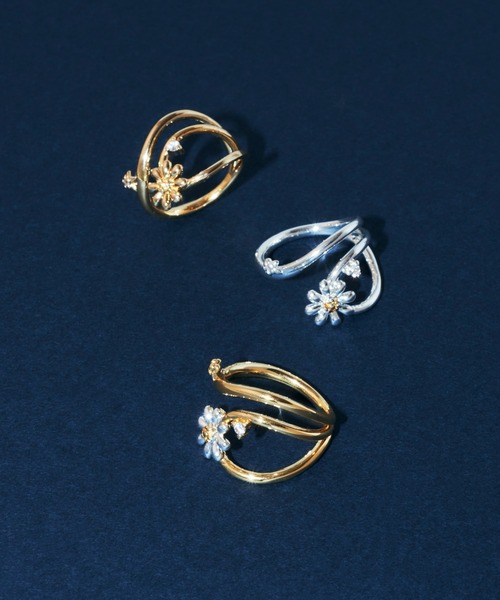 GOLDY（ゴールディ）の「リトル ブルーム リング（リング・レディース・ゴールド/シルバー×ゴールド/シルバー・FREE）」の16枚目の写真