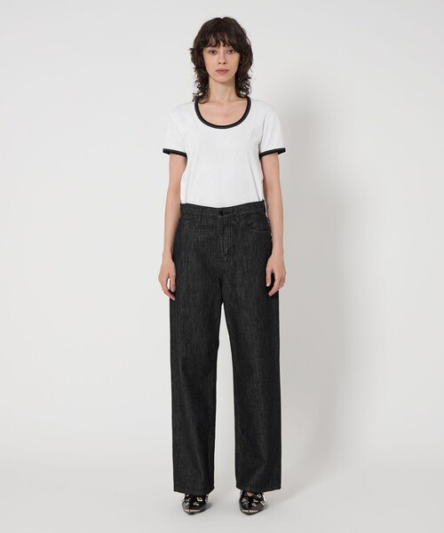 ASTRAET（アストラット）の「＜ASTRAET＞13オンス REGULAR ブラックデニムパンツ UNISEX（その他パンツ・レディース・ブラック・1/2/0/3/00）」の6枚目の写真