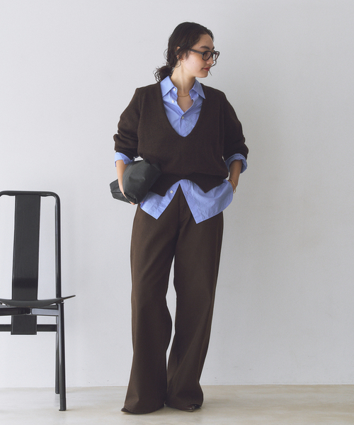 plage(プラージュ)の「COTTON LOOSE シャツ(シャツ/ブラウス・レディース・サックスブルー/ホワイト・FREE)」の4枚目の写真