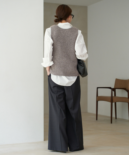 plage(プラージュ)の「COTTON LOOSE シャツ(シャツ/ブラウス・レディース・サックスブルー/ホワイト・FREE)」の8枚目の写真