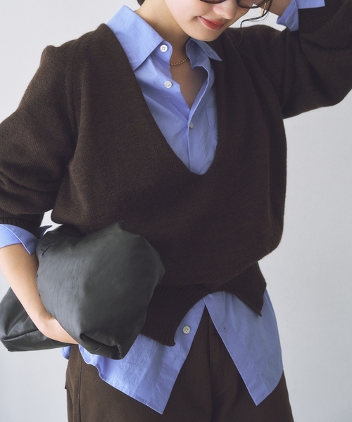 plage(プラージュ)の「COTTON LOOSE シャツ(シャツ/ブラウス・レディース・サックスブルー/ホワイト・FREE)」の18枚目の写真