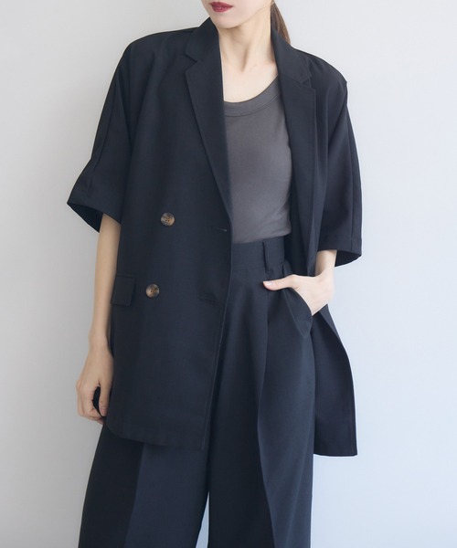 RU.TI.LE(ルチル)の「【RU.TI.LE】美シルエットワイドパンツ(その他パンツ・レディース・アイボリー/ブラック・MEDIUM)」の7枚目の写真