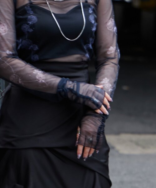 Mavie..7（メヴィセットゥ）の「【Mavie..7】アソートシアートップス（Tシャツ/カットソー・レディース・ブラック/オフホワイト/その他2/その他1・FREE）」の15枚目の写真