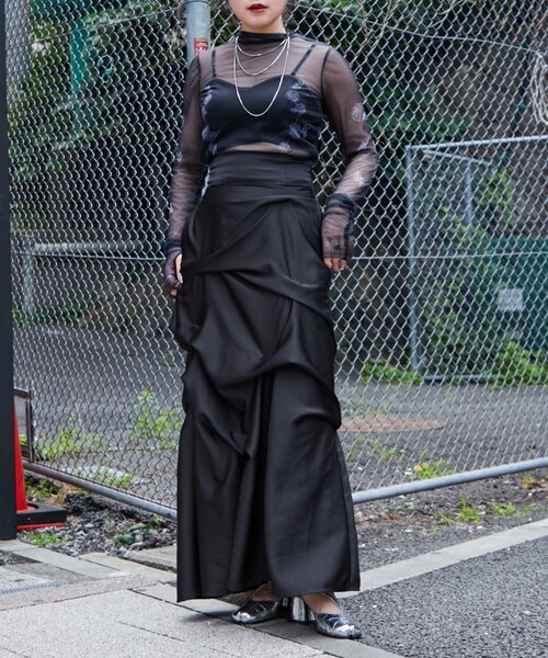 Mavie..7（メヴィセットゥ）の「【Mavie..7】アソートシアートップス（Tシャツ/カットソー・レディース・ブラック/オフホワイト/その他2/その他1・FREE）」の18枚目の写真