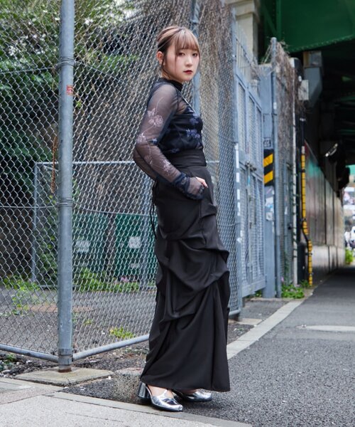 Mavie..7（メヴィセットゥ）の「【Mavie..7】アソートシアートップス（Tシャツ/カットソー・レディース・ブラック/オフホワイト/その他2/その他1・FREE）」の19枚目の写真