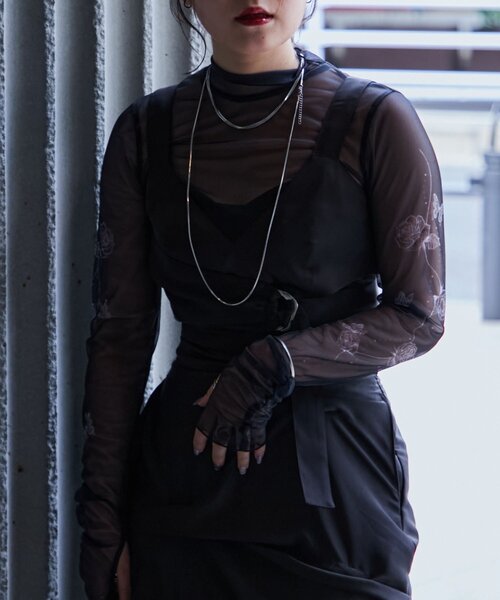 Mavie..7（メヴィセットゥ）の「【Mavie..7】アソートシアートップス（Tシャツ/カットソー・レディース・ブラック/オフホワイト/その他2/その他1・FREE）」の21枚目の写真