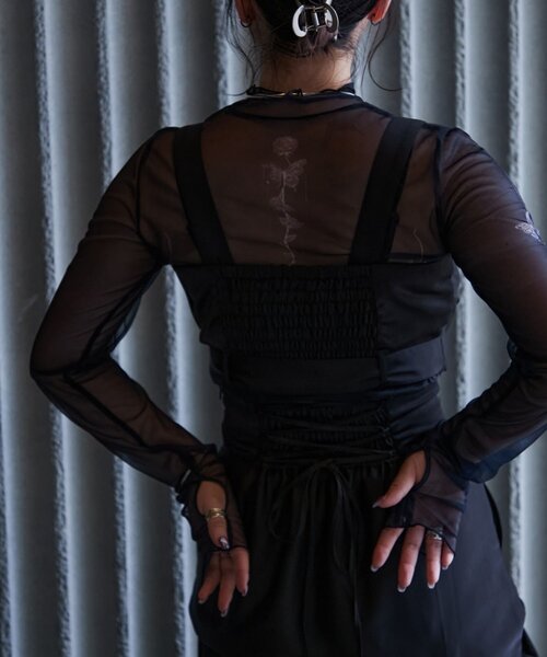 Mavie..7（メヴィセットゥ）の「【Mavie..7】アソートシアートップス（Tシャツ/カットソー・レディース・ブラック/オフホワイト/その他2/その他1・FREE）」の22枚目の写真